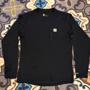 Carhartt Force Mid Weight Base Layer with Zip Chest Pocket